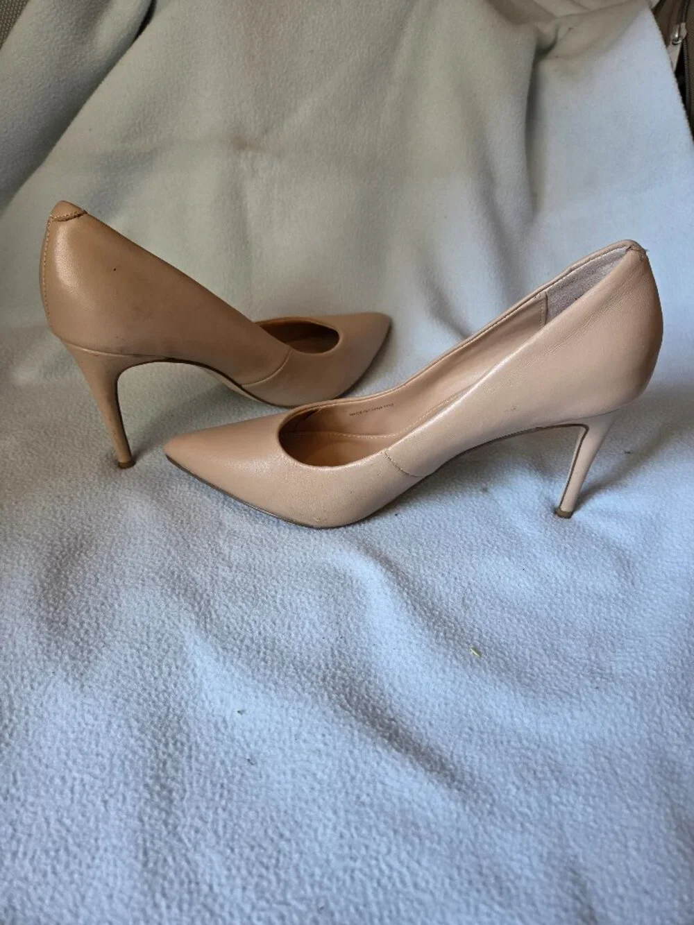 Steve Madden Luiza Stilettos in Nude/Beige